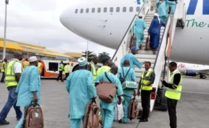 Nigerians travelling for Hajj