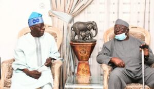 President Bola Tinubu and Baba Ayo Adebanjo