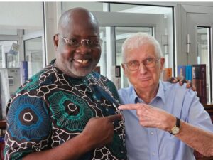 Chief Joop Berkhout and Dayo Adedayo,
