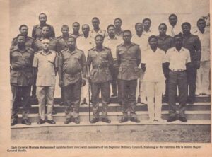 Brigadier Murtala Ramat Muhammed, Head of State, and his top officials