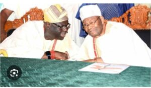 Oba Sikiru Adetona and Oba Adewale Ajayi