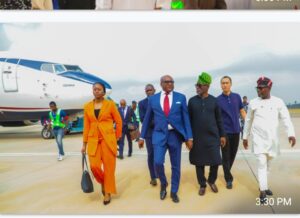 Dr Allen Onyema lands in Ekiti Airport