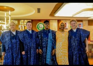 Governor Abiodun with officials of the Brazilian company