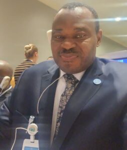 Senator representing Ondo South senatorial district, Senator JImoh Ibrahim at the opening of inter parliamentary session in New York
