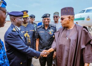 VP Shettima (who represented President Tinubu) when he officially declared open the fifth annual Strategic Security Conference and Retreat for Senior Police Officers