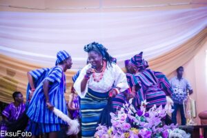 Cultural Troupe of Ekiti State University performing