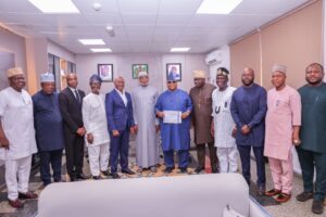 Governo Adeleke, Alake and other at the meeting