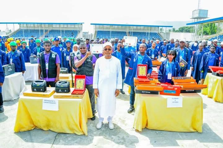 Governor Ododo during the empowerment program