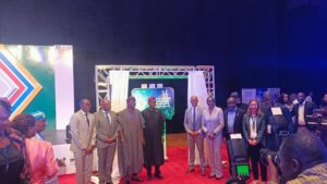 Governor Sanwo-Olu and others during the launching of the initiative to eradicate malaria in the state
