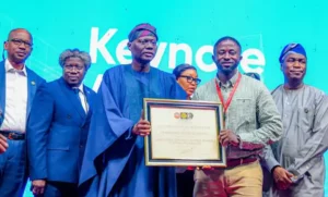 Governor Sanwo-Olu at the launching of the initiative