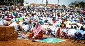 Muslims at Eid-El-Fitri praying ground in FCT, Nigeria. File photo