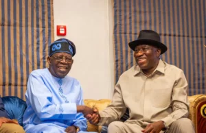 President Bola Tinubu and former President Goodluck Jonathan