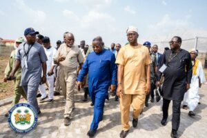 President Maada Bio, Governor Makinde of Oyo State and others on tour of IITA