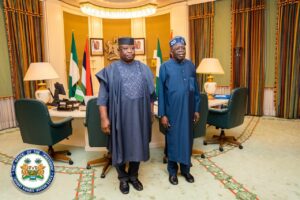 Presidents Maada Bio and Bola Tinubu in Abuja
