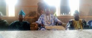 Oba Moses with his chiefs