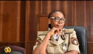 Mrs. Kemi Nanna Nandap's, the Comptroller-General of the Nigeria Immigration Service (