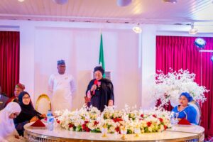 The first Lady of Nigeria, Oluremi Tinubu at the event
