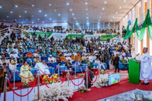 VP Shettima at the graduation ceremony of Senior Executive Course 46 of NIPPS, Nigeria's premier policy institution, in Kuru, Plateau State.