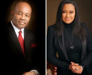Senate President Godswill Akpabio and Senator Natasha Akpoti-Uduaghan