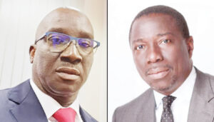 Monday Okpebholo and Asue Ighodalo