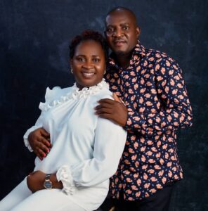 Mr McJohn Adebola Olalekan and his wife