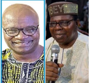 Azuka Jebose, left, and Ebenezer Obey