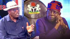 Senator Neda Imasuen and President Bola Tinubu