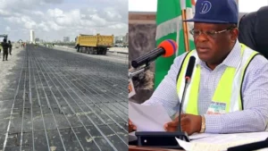 Umahi, right, and Lagos-Calabar Coastal Highway