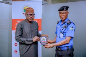 Governor Biodun Oyebanji of Ekiti and Assistant Inspector General of Police (AIG) Zone 17, Ajani Musubau Omolabi