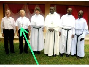 Pope Leo Xiv, when he was a priest in Maraba, Nasarawa Stste, Nigeria. Photo credit. Victor Bola Damitan