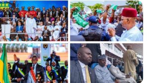 VP Shettima and other world leaders at the inauguration ceremony, which held at the Stade de l’Amitié sino-gabonaise in Libreville, Gabon