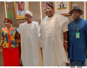 Mahmud Yayale Ahmed, paid a courtesy visit to the Chairman of the Federal Civil Service Commission ( FCSC), Prof. Tunji Olaopa , in his office in Abuja.