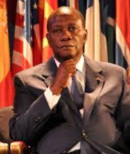 President Allasane Quatara, scheming toward a 4th term ploy