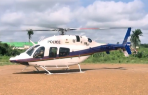 The Nigeria Police helicopter, Kogi State