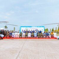 Vice President Kashim Shettima, at the induction ceremony held at the Presidential Air Fleet Apron, Abuja