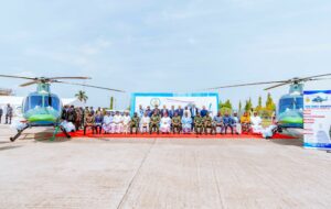 Vice President Kashim Shettima, at the induction ceremony held at the Presidential Air Fleet Apron, Abuja