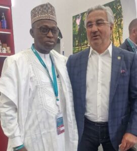 Minister Ata and a Russian official