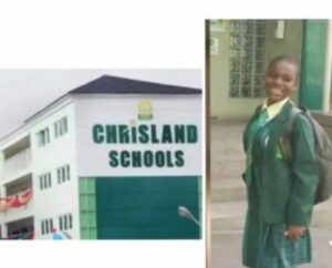 Miss Desola Whitney Adeniran, a student of Chrisland Schools