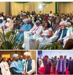 Professor Wole Soyinka attended the birthday lecture of Rotimi Amaechi and was also in Lagos for the commissioning of Lagos Calabar superhighway