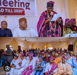 Gov Oyebanji and Ekiti traditional title holders