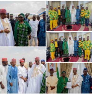 The Ogun delegation led by the Ogun State Deputy Governor, Engr Noimot Salako-Oyedele in Kano