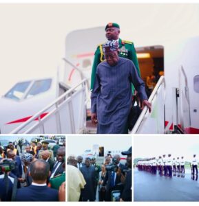 President Tinubu in Saint Lucia