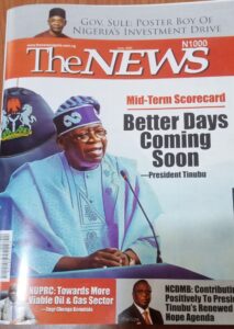 TheNEWS' Tinubu interview cover