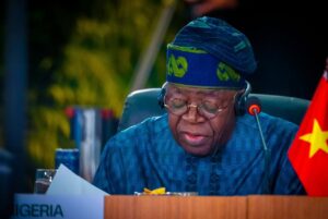 President Tinubu at the BRICS summit in Rio de Janeiro, Brazil, on Sunday, July 6, 2025