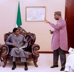 Buhari, when he was alive, and Rotimi Amaechi