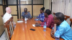 Clockwise. Michael Archer, Kunle Ajibade, Molara Wood, Ademola Adegbamigbe, Nehru Odeh. Photos by Ijiola Emmanuel