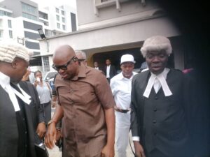 Former Governor Ayo Fayose in Court on Wednesday, 16 July, 2025