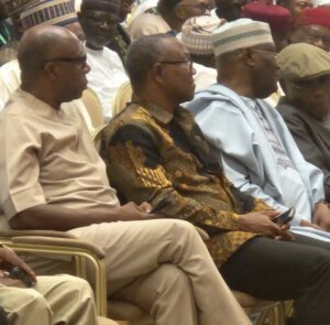 From left, Rotimi Amaechi, Peter Obi, Atiku and others