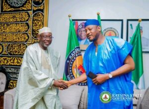 Governor Namadi and Governor Radda at Katsina state Governor's Lodge, Asokoro, Abuja