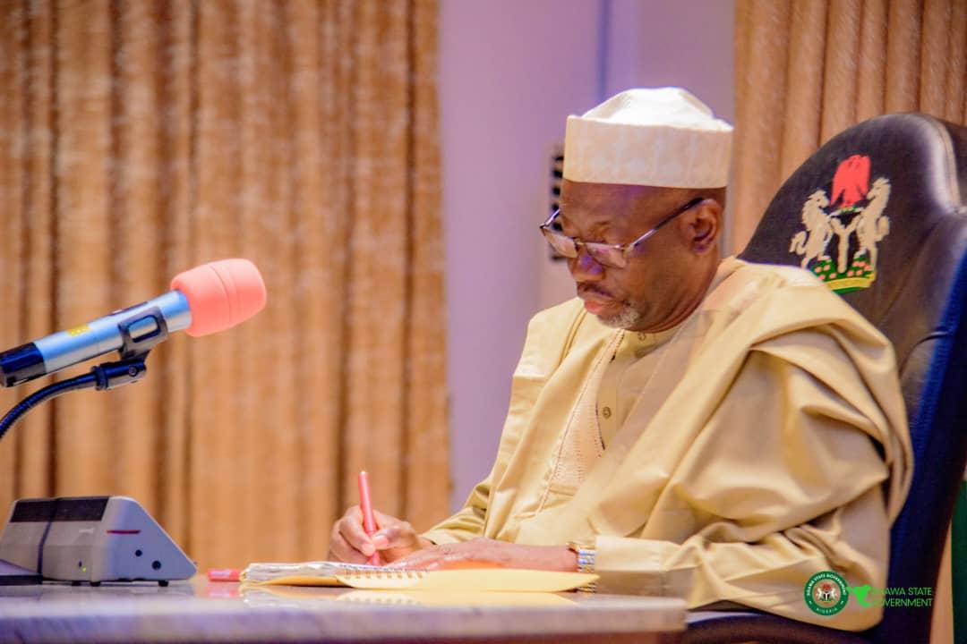 Governor Namadi during the swearing-in ceremony